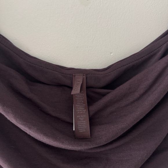 SKIMS Sheer Modal Off The Shoulder Long Sleeve in Phoenix - Picture 5 of 9